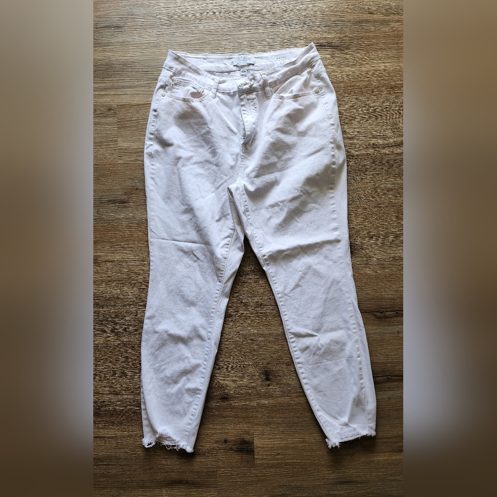 Judy Blue Skinny Fit White Jeans